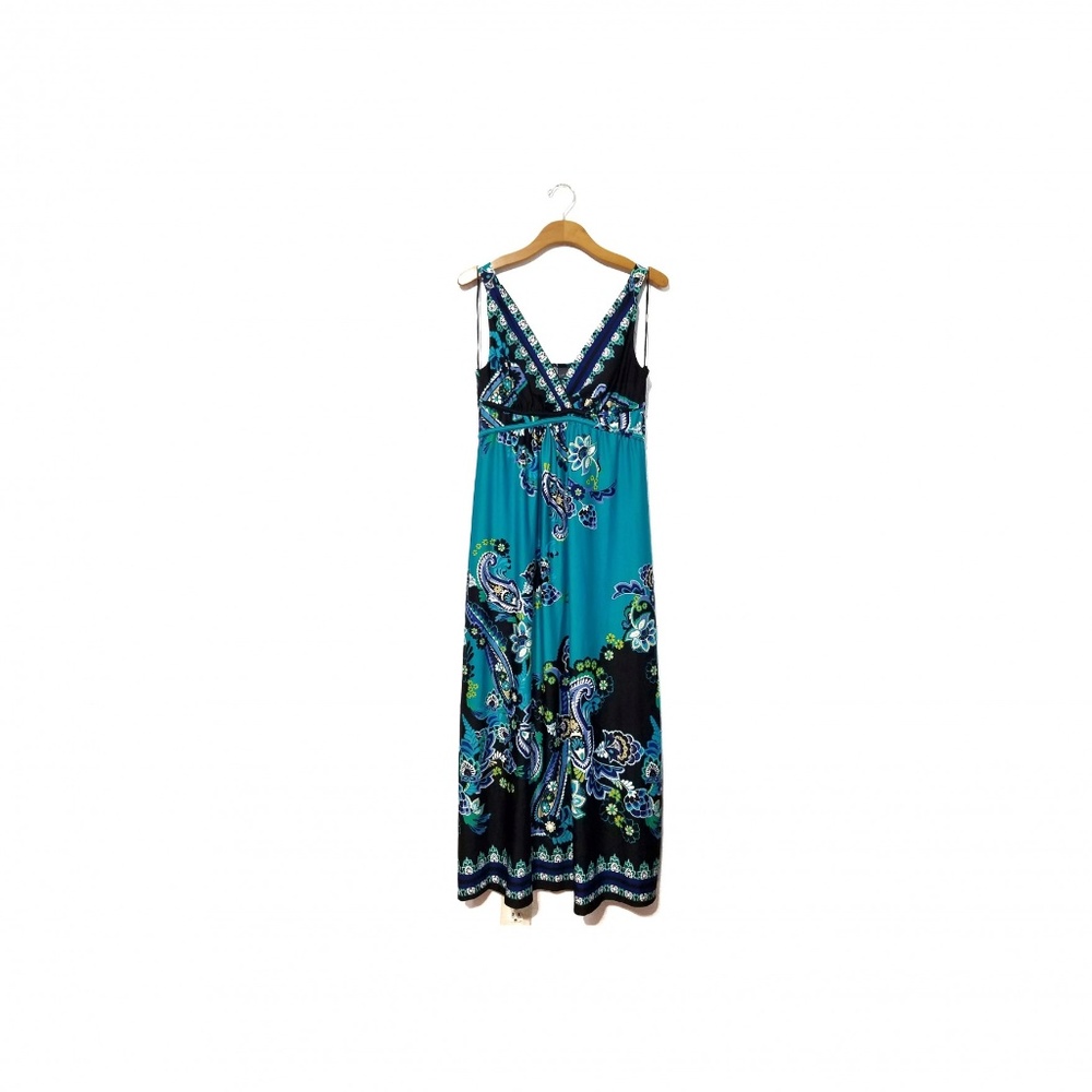 Final Markdown! Covington blue maxi Dress large